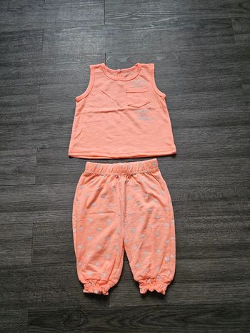 Ensemble fille taille 12 mois