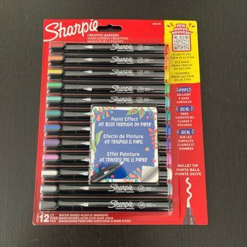 12 marqueurs Sharpie (NEUF)