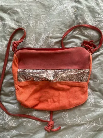 Sac en bandoulière estellon corail