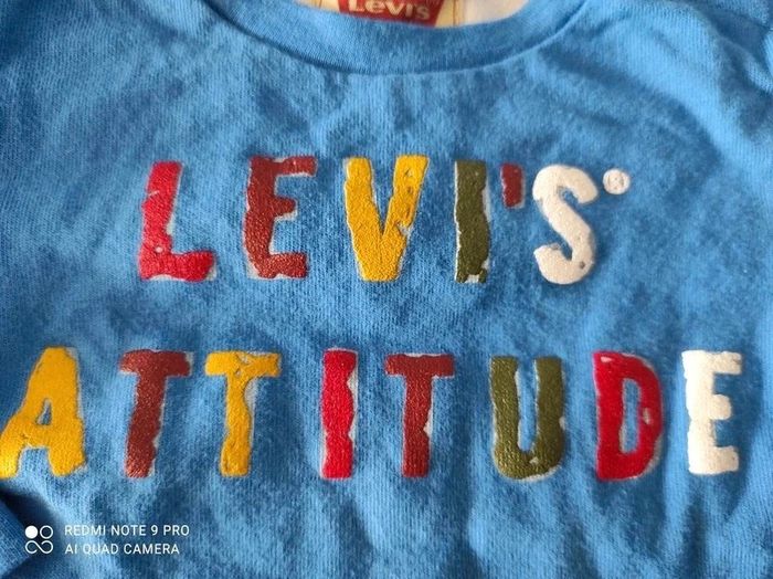 Tee shirt manches longues Levi's 6 mois - photo numéro 2