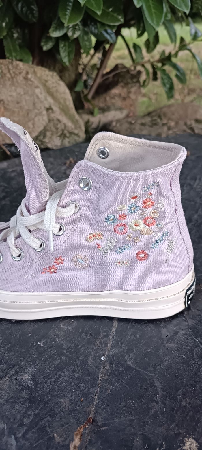 Converse fleuries - photo numéro 4