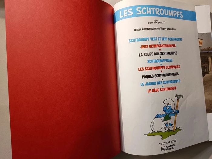BD Les schtroumpfs tome 4 de peyo aux éditions rombaldi - photo numéro 5