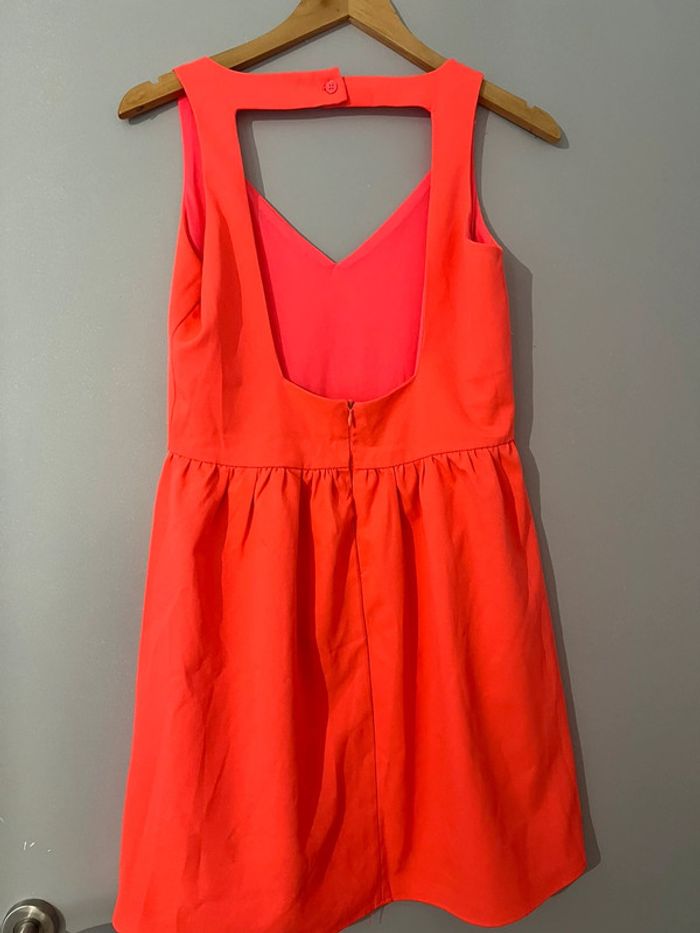 Robe d’été dos nu Khaan rose fluo - photo numéro 8