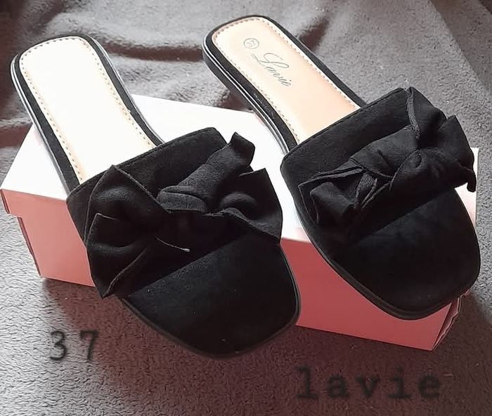 Sandales en velours