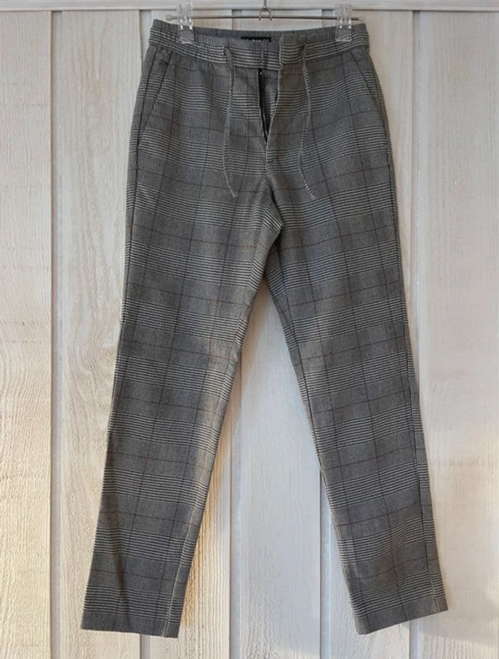 Pantalon chino carreaux - Bizzbee - 32