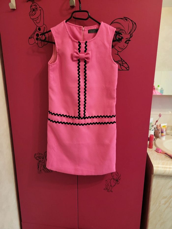 Ensemble 3 pièces manteau robe et son leggings  10 ans - photo numéro 3