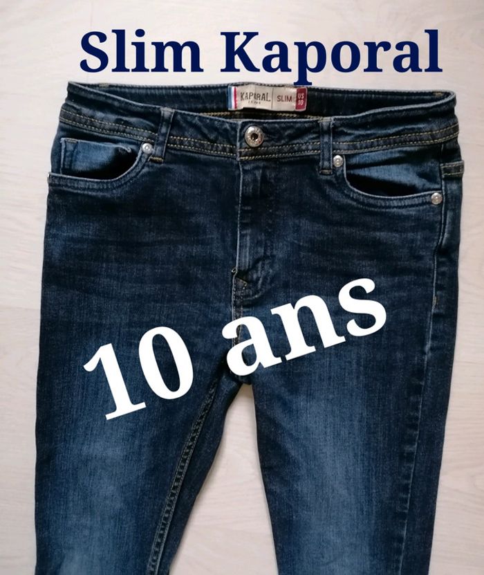 Jean slim. Kaporal. 10 ans