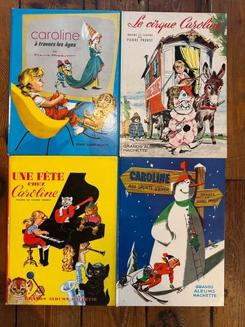 Très bon état - Lot de 4 Grands albums Hachette livres bd Caroline Pierre Probst