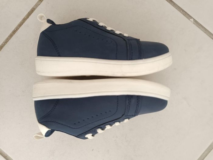 Baskets bleu marine et blanche à enfiler taille 26 In extenso - photo numéro 5