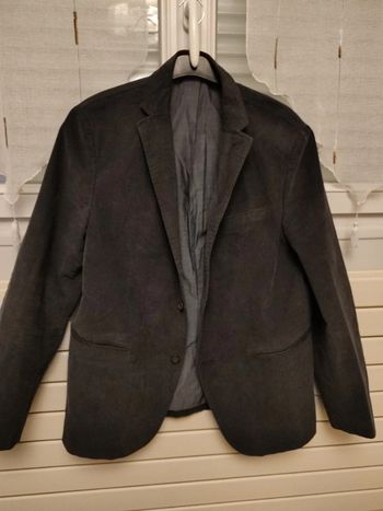 Veste en velours bleu taille XL neuve