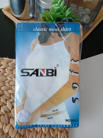 Débardeur en coton blanc Neuf🌿💝