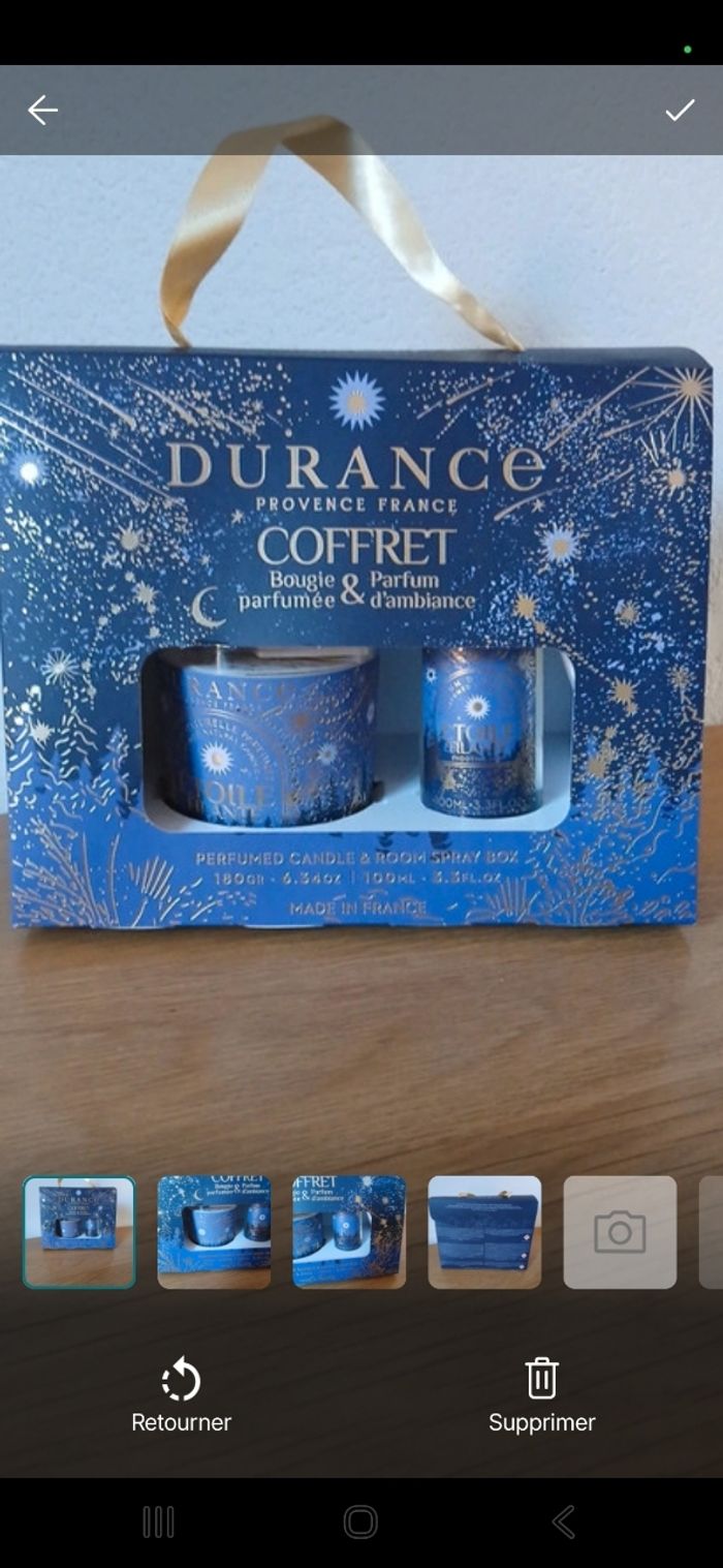 Coffret durance