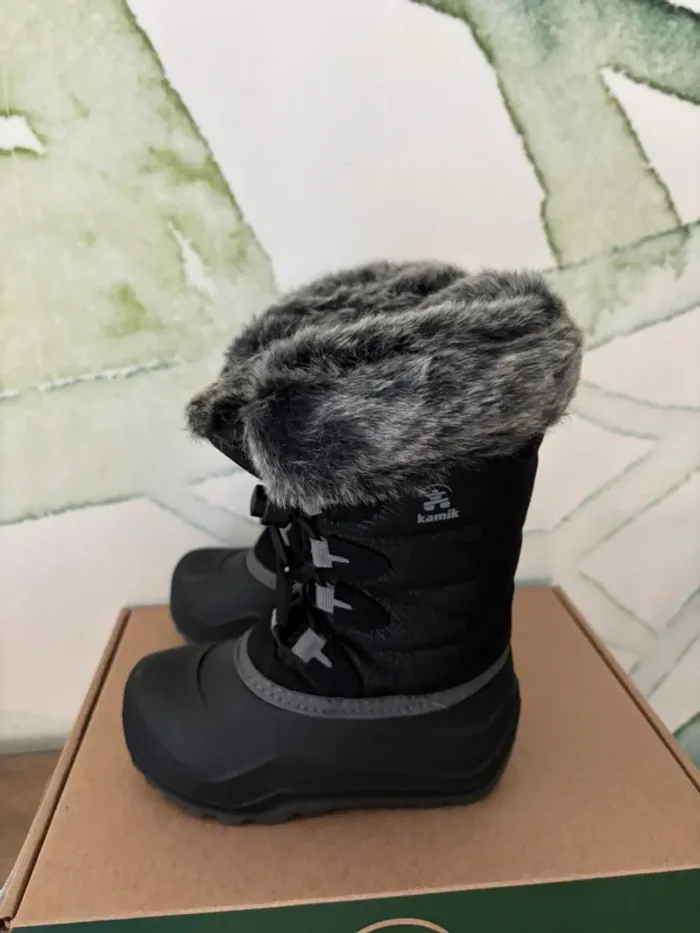 Après ski Kamik bottes neige fourrées noires - photo numéro 4