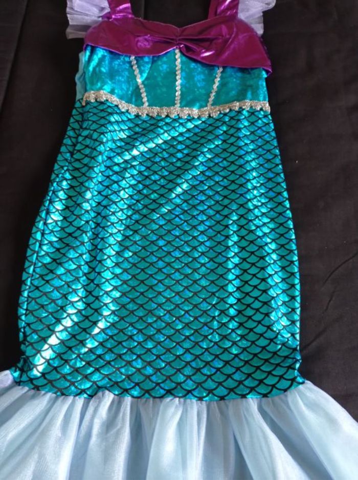 Déguisement sirène turquoise et accessoires 6ans - photo numéro 3