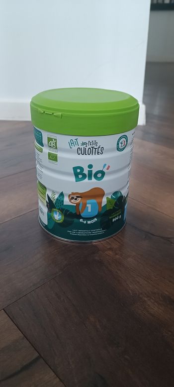 Lait 1er âge Bio
pour nourrissons de 0 à 6 mois