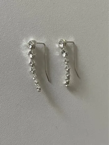 Boucle d’oreille fantaisie grimpante du groupe MaxMara sans logo sans étiquette