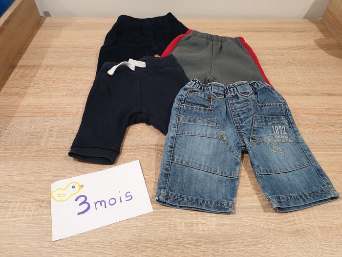 Lot pantalon garçon 3mois