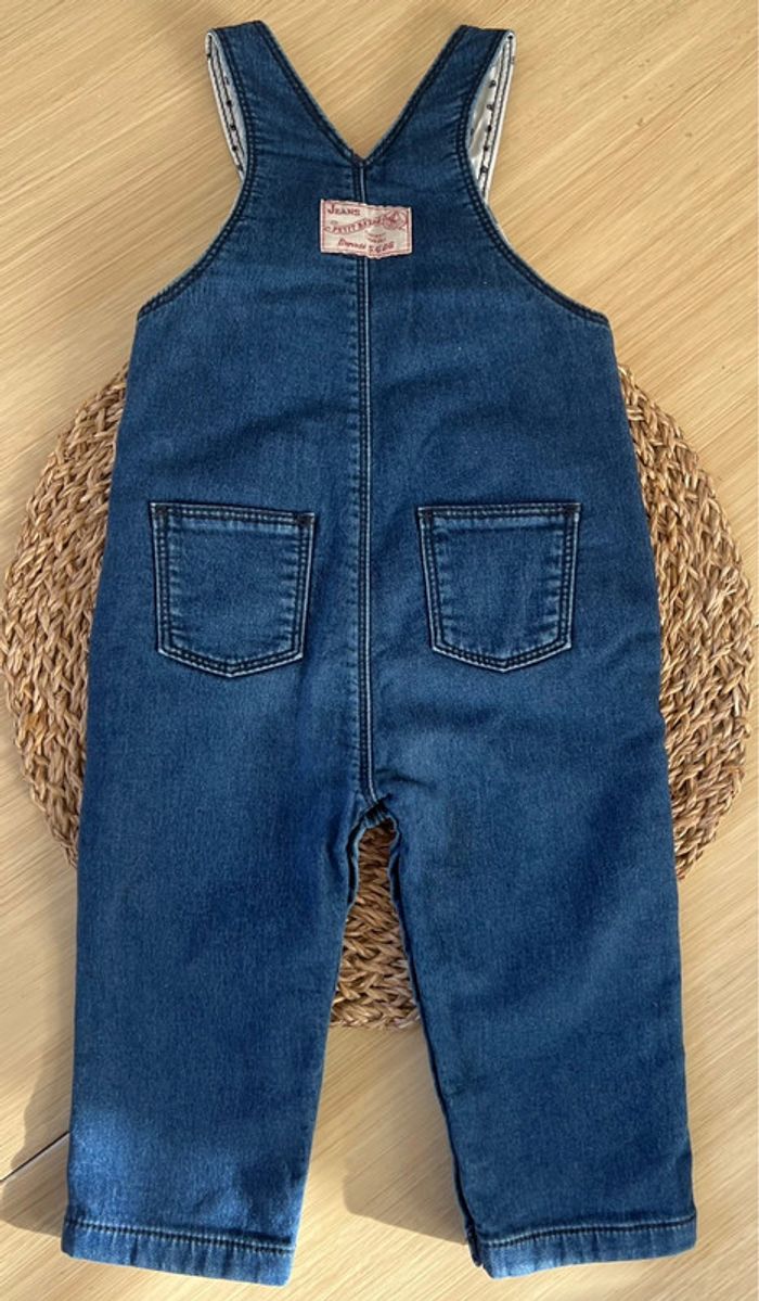Salopette denim Petit Bateau - photo numéro 3
