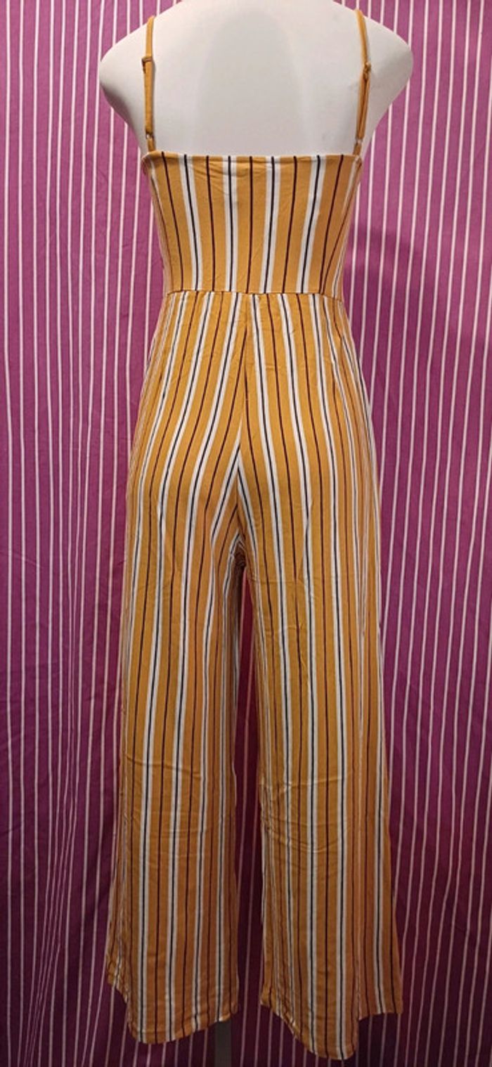 Combi-pantalons évasée rayée 💛 - photo numéro 6