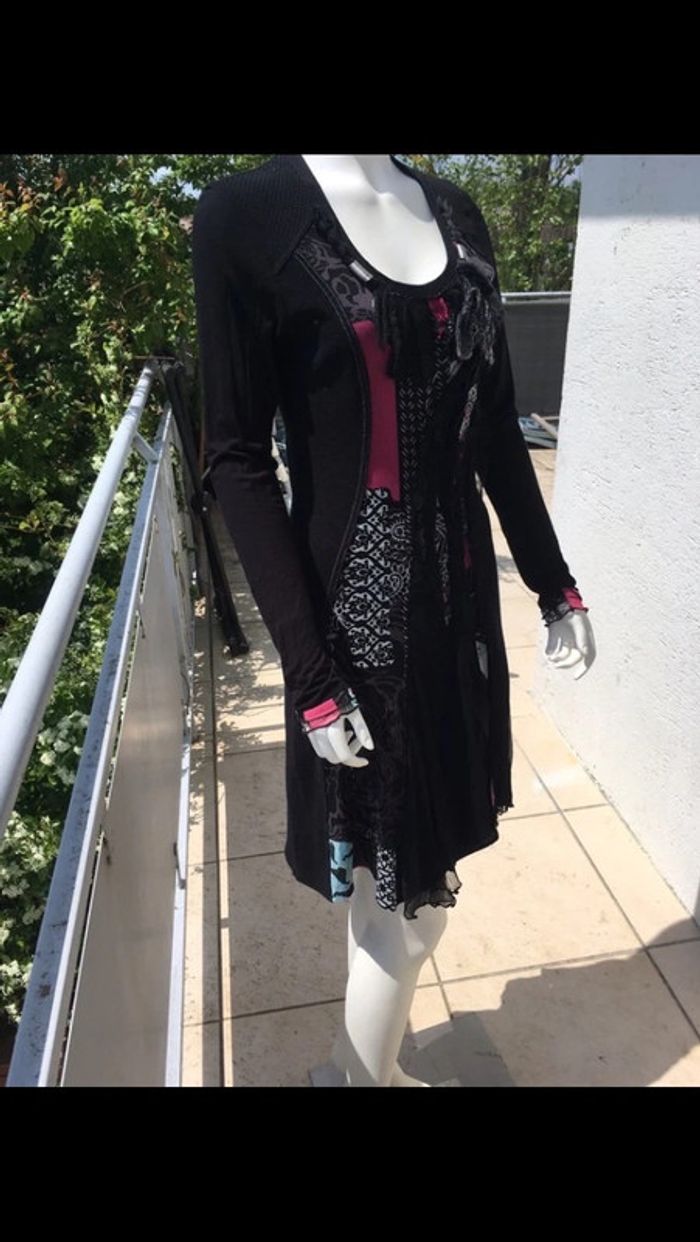 Robe longue noire manche longue taille 36 - photo numéro 2