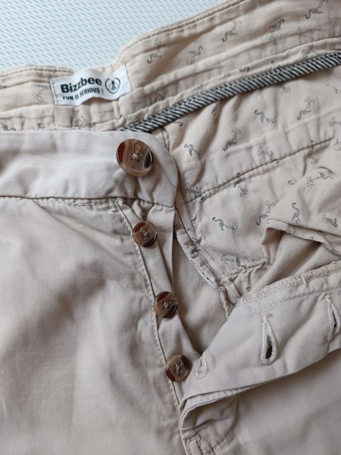 Bermuda chino Bizzbee beige 36 - photo numéro 2