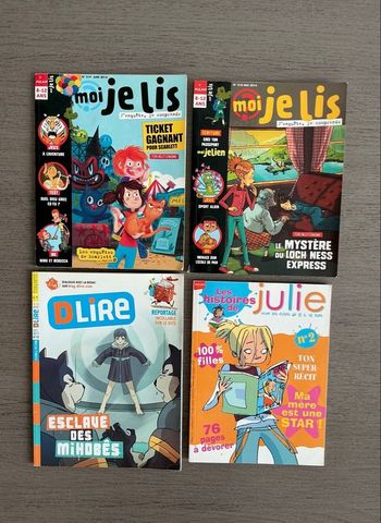 4 magazines pour enfants 8/12 ans