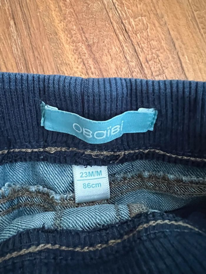 Ensemble jean et gilet marque Obaïbi 23 mois - photo numéro 3