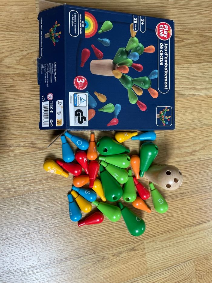 Jeu encastrement cactus - photo numéro 2