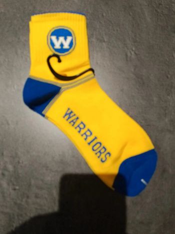 Chaussettes NBA golden state warriors jaune