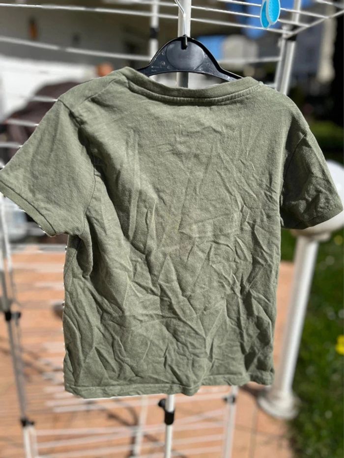 T shirt kaki taille 8 ans Kiabi - photo numéro 2