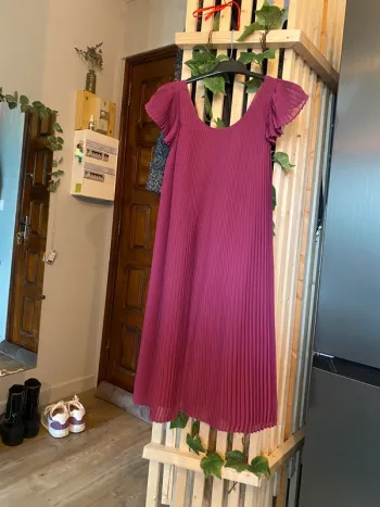 Robe plissée
