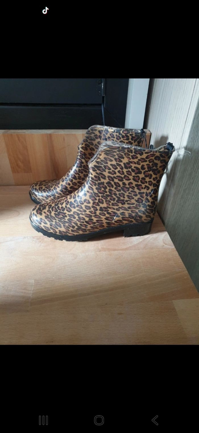 Botte de pluie léopard - photo numéro 2