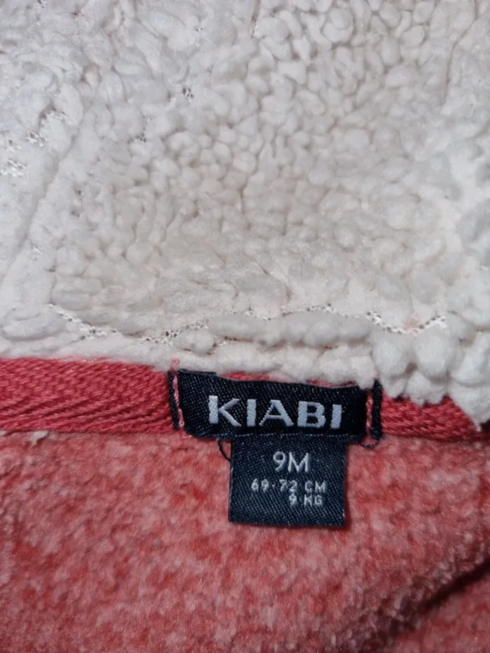 Gilet à capuche taille 9 mois 69-72 cm - photo numéro 4