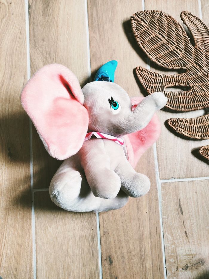 🐘 Peluche/ doudou Elephant Dumbo marque Euro Disney vintage