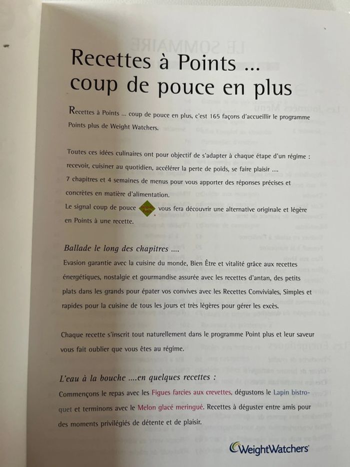Weight Watchers livre de recettes régime : Recettes à points , coup de pouce en plus - photo numéro 5