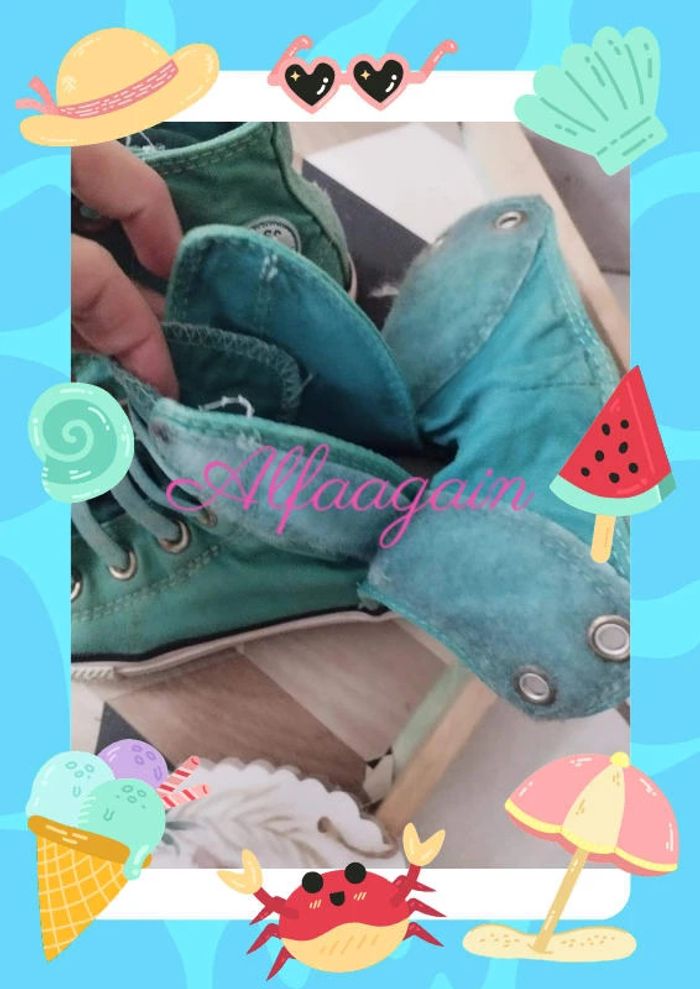 Baskets converse all star mint 30 - photo numéro 5