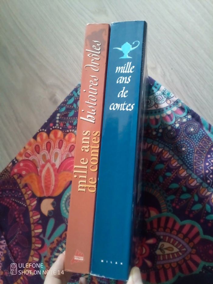 Mille ans de contes, lot de 2 gros livres vintages - photo numéro 2