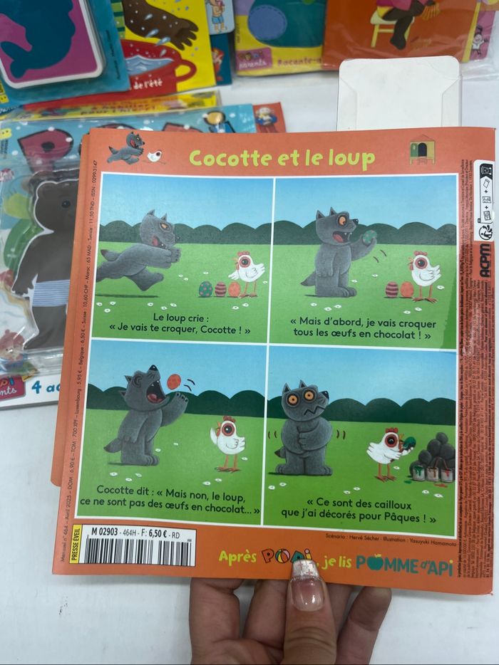 Lot de 4 livres d'activité Magazines Popi Je joue Gommette Neuf - photo numéro 6