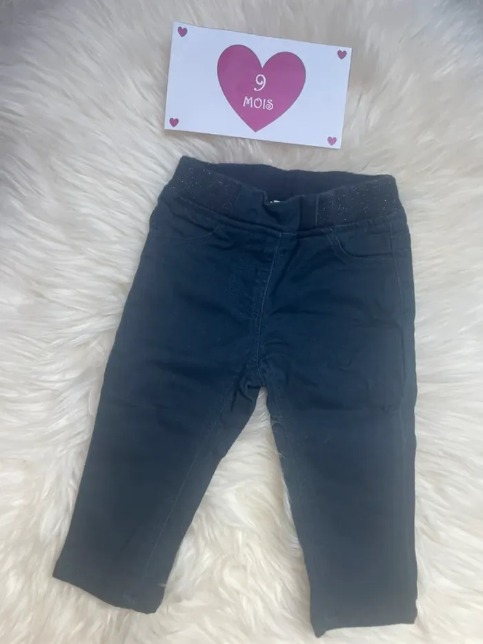 9 mois - lot 2 pantalon gemo - photo numéro 5
