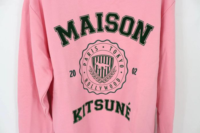 Sweat Maison Kitsuné rose – Paris Tokyo Hollywood – Taille M - photo numéro 3