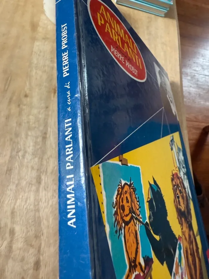 Livre ancien rare italien Animali Parlanti a cura di Pierre Probst Carolina Principato Hachette - photo numéro 2
