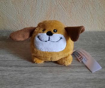 Peluche chien anti-stress