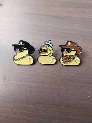 Pins canard drôle, pêche aux canard