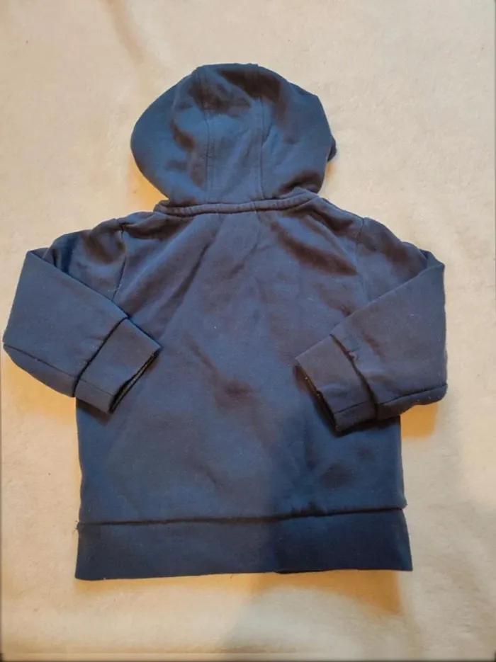 Sweat zippé à capuche 12 mois - photo numéro 2