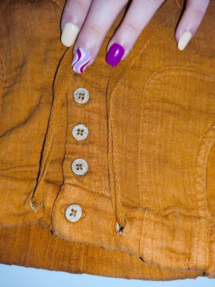 Pantalon léger été matière lin 12 mois excellent état bout'chou - photo numéro 3