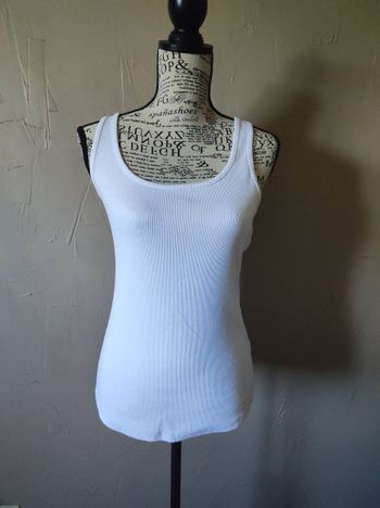 Débardeur maternité blanc H&M Mama taille M