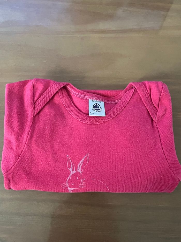 Body rose Petit Bateau 24 mois