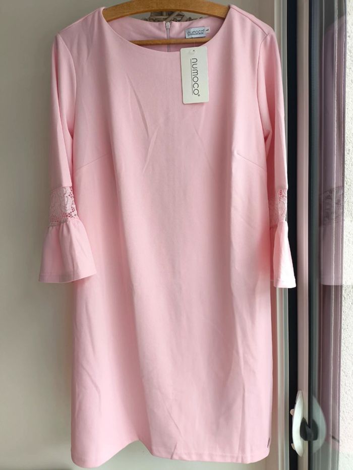 Robe mini rose poudrée 40