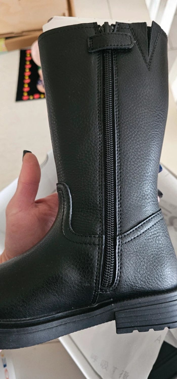 Bottes cuir geox neuves taille 28 - photo numéro 3