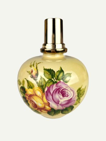 Lampe Berger Vintage Porcelaine Décor Roses - TBE / Collection